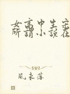 女高中生宋雪无所谓小说在线阅读