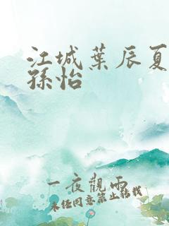 江城叶辰夏若雪孙怡