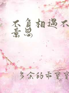 不负相遇不负卿意思