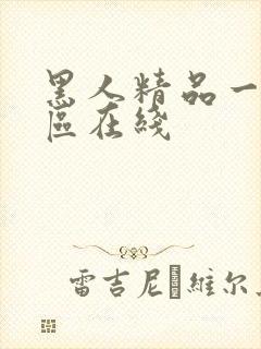 黑人精品一区二区在线