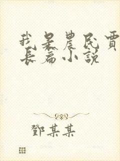 我是农民贾平凹长篇小说