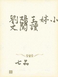 刘阳王婷小说全文阅读