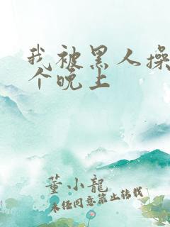 我被黑人操了一个晚上