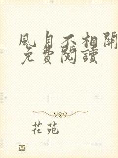 风月不相关全文免费阅读