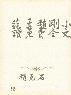 苏柔赵刚小说阅读免费全文最新章节