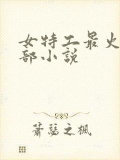 女特工最火的三部小说