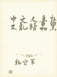 中文人妻熟女乱又乱精品黑人