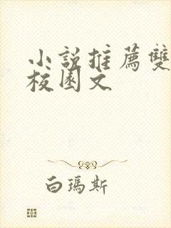 小说推荐双男主校园文