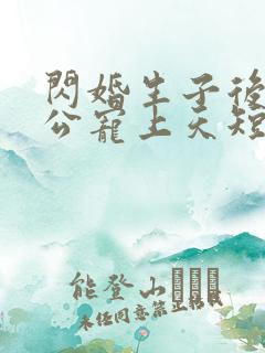 闪婚生子后被老公宠上天短剧全集