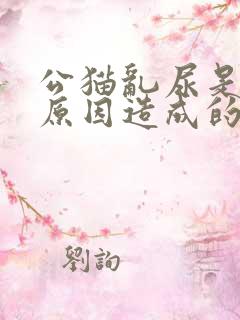 公猫乱尿是什么原因造成的