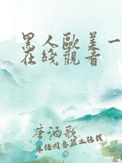 黑人欧美一级片在线观看