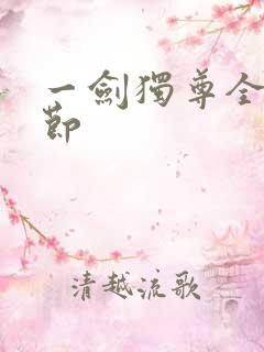 一剑独尊全部章节