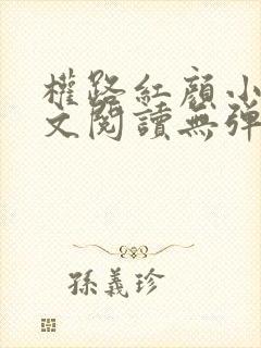 权路红颜小说全文阅读无弹窗