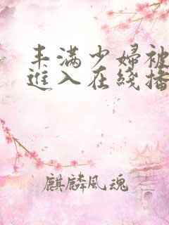 丰满少妇被猛烈进入在线播放