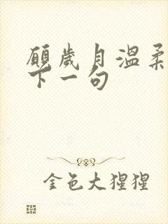 愿岁月温柔以待下一句