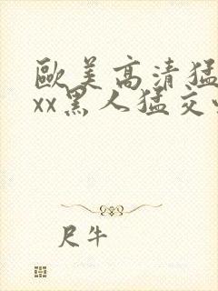 欧美高清猛交xxx黑人猛交性乱