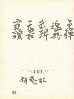 霸天武魂免费阅读最新无弹窗