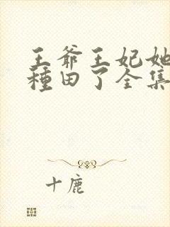 王爷王妃她又去种田了全集