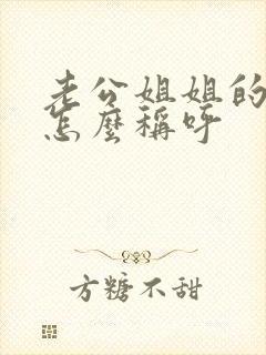 老公姐姐的孩子怎么称呼