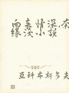 向来情深,奈何缘浅小说