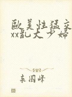 欧美性猛交xxxx乱大少妇