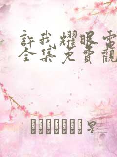 许我耀眼电视剧全集免费观看追剧网