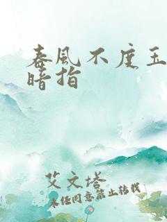 春风不度玉门关暗指