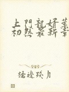 上门龙婿叶辰萧初然最新章节更新