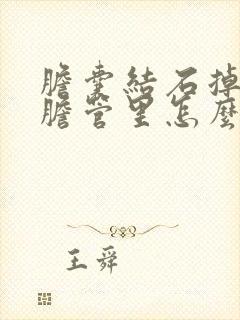 胆囊结石掉到总胆管里怎么治