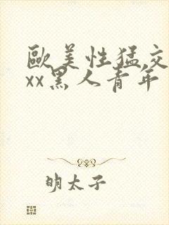 欧美性猛交xxxx黑人青年