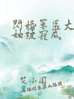 闪婚军区大佬后她被宠成