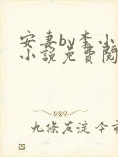 安妻by李小雾小说免费阅读