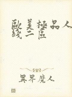 欧美极品人妻在线二区