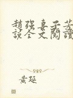 赵强妻子芳姨小说全文阅读