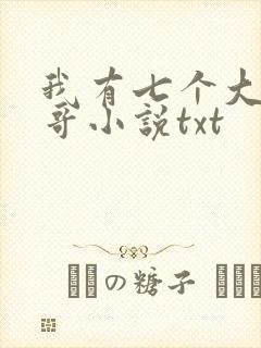 我有七个大佬哥哥小说txt