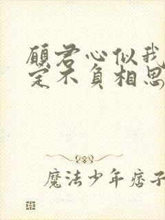 愿君心似我心,定不负相思意.