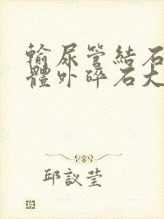 输尿管结石去做体外碎石大概多少钱