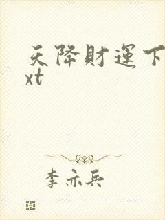 天降财运下载txt