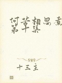 何苦相思煮余年第十集