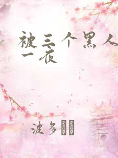 被三个黑人操了一夜