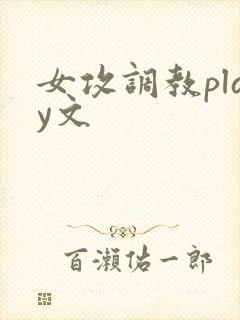 女攻调教play文