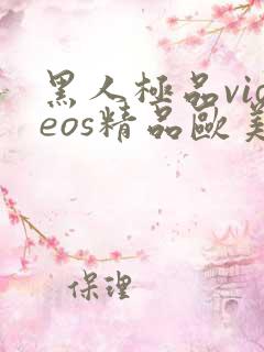 黑人极品videos精品欧美