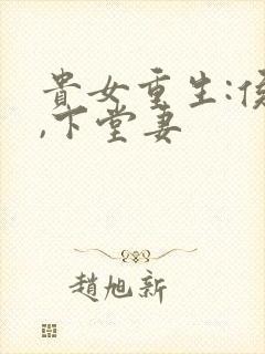 贵女重生:侯府,下堂妻