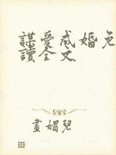 谋爱成婚免费阅读全文