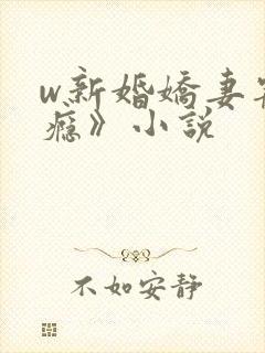 w新婚娇妻宠上瘾》小说