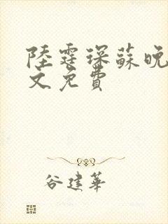 陆霆琛苏晚意全文免费