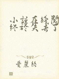 小说在线阅读我终于失去了你