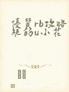 优质rb攻略系统的u小花