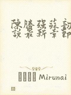 陈胜强苏韵雅小说最新章节更新内容