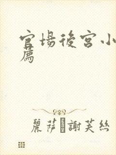 官场后宫小说推荐